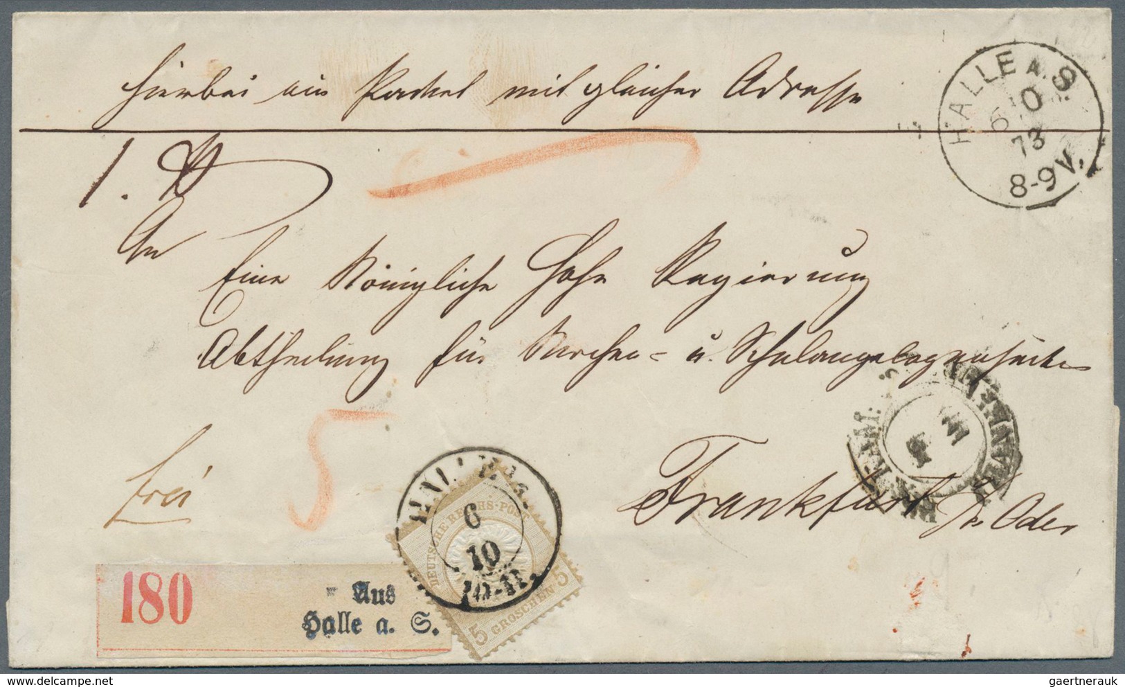 31003 Deutschland: 1828/1874, interessantes Konvolut mit ca.80 Belegen ab Vorphilatelie bis Brustschild, d