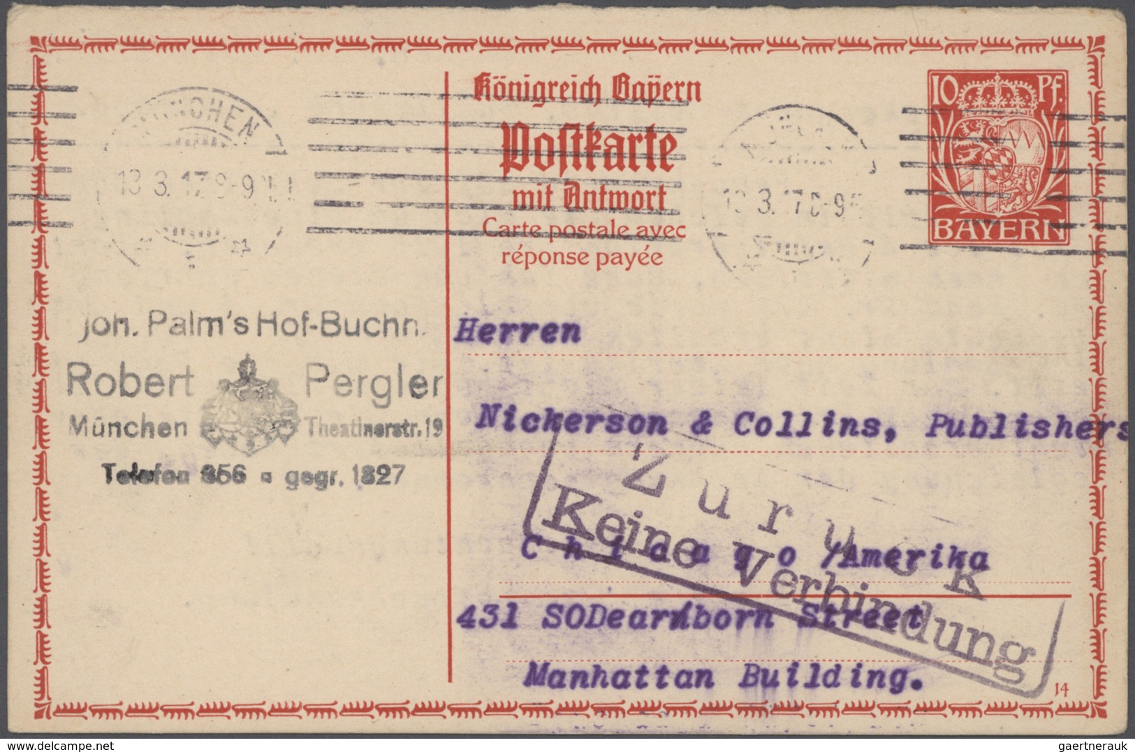 31024 Deutschland: 1860-1960, Vielseitige Partie Mit Geschätzt 1.000 Briefen, Ganzsachen Und Belegen, Dabe - Sammlungen