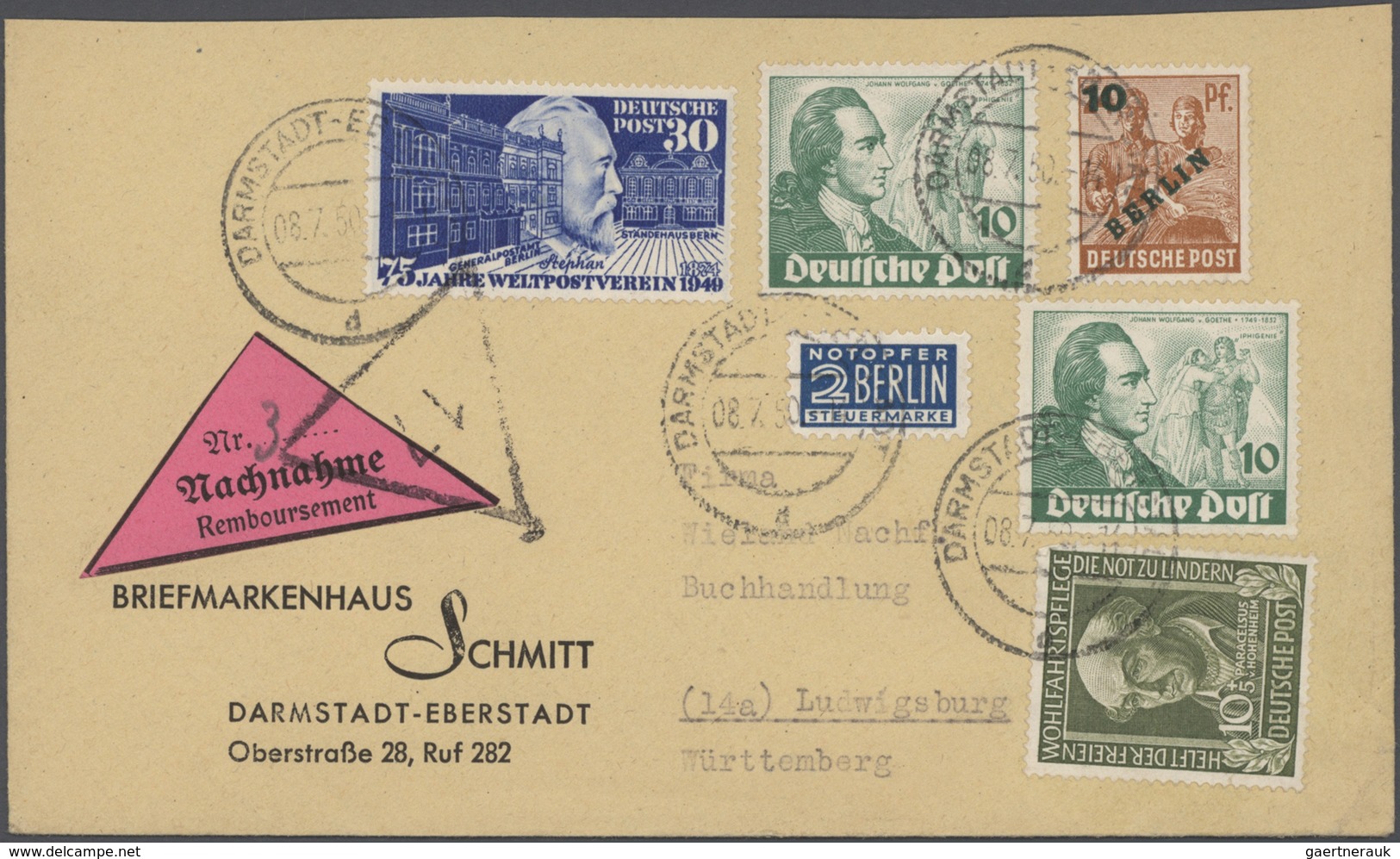 31024 Deutschland: 1860-1960, vielseitige Partie mit geschätzt 1.000 Briefen, Ganzsachen und Belegen, dabe