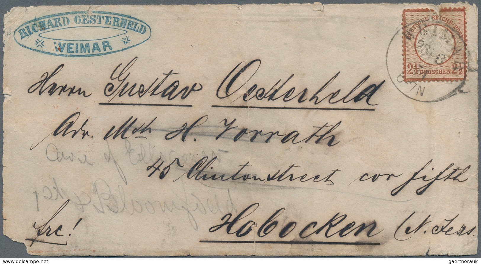 31032 Deutschland: 1870/1955, Belegeposten Mit Vielen Deutsches Reich Dienstpost Briefen, Welche Bereits V - Sammlungen