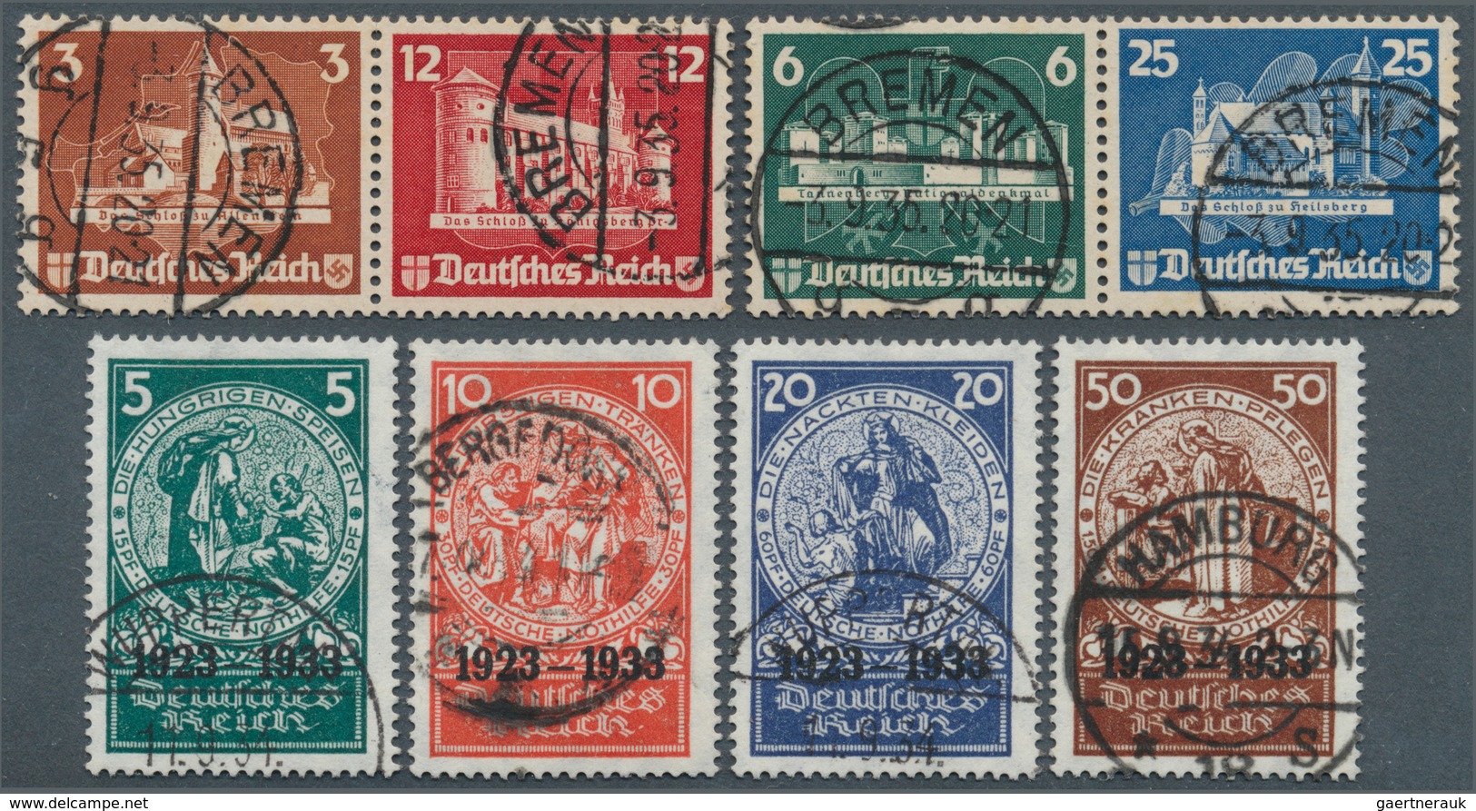 31034 Deutschland: 1870/1990, Sammlung Im Steckbuch Und 2 Ringbindern Ab NORDDT. POSTBEZIRK Mit 18 Kreuzer - Verzamelingen