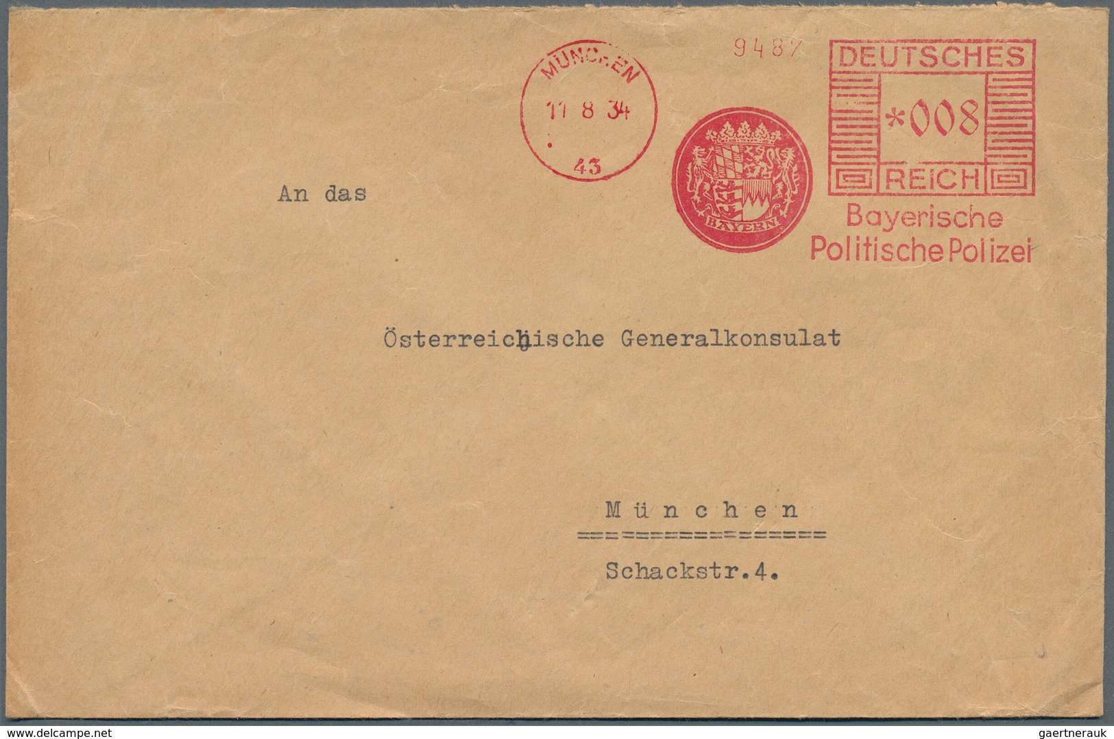 31035 Deutschland: 1870-1980, Schachtel Aus Nachlass Voll Mit Briefen / Karten Meist Deutschland Ab Bayern - Sammlungen