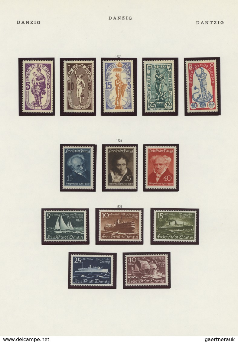 31037 Deutschland: 1872/1959, Sammlung In Zwei Schwaneberger-Vordruckalben, Etwas Unterschiedliche Erhaltu - Verzamelingen