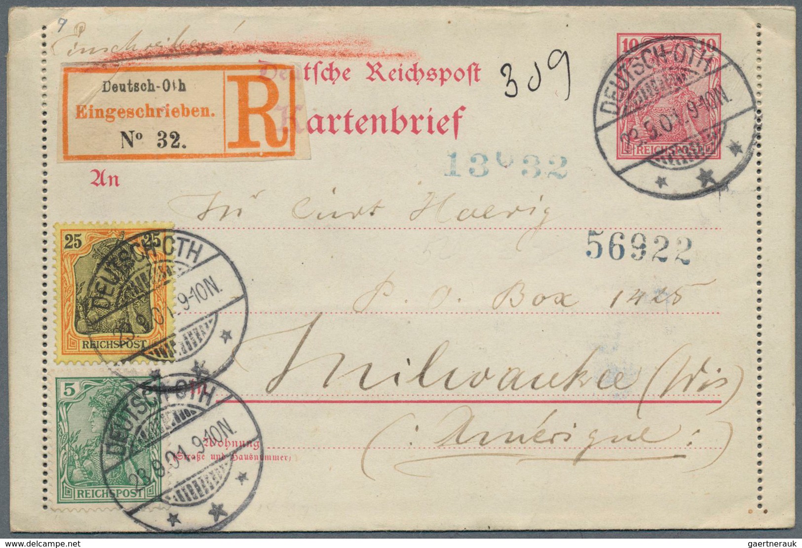 31042 Deutschland: 1873 Ab, Interessanter Sammlungsbestand Mit Ca.140 Belegen, Dabei überwiegend Ganzsache - Verzamelingen