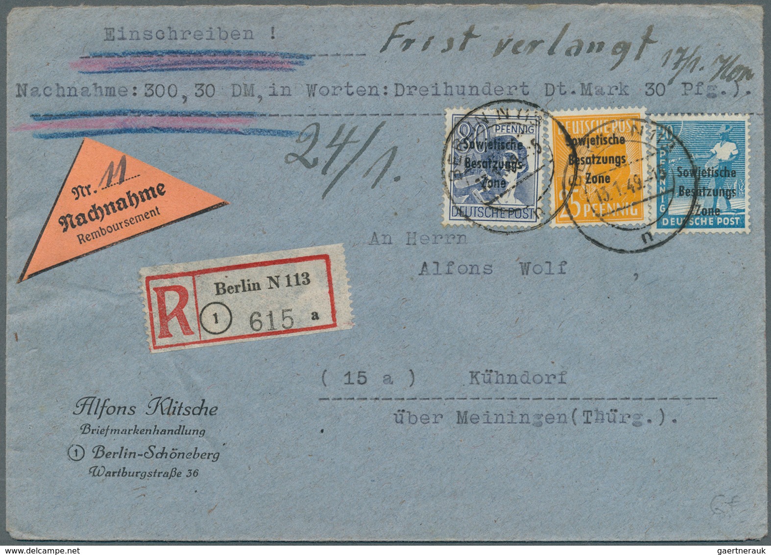 31048 Deutschland: 1878/1955, Große Schachtel Mit Hunderten Von Belegen, Dabei Viele Ganzsachen, Zehnfachf - Verzamelingen