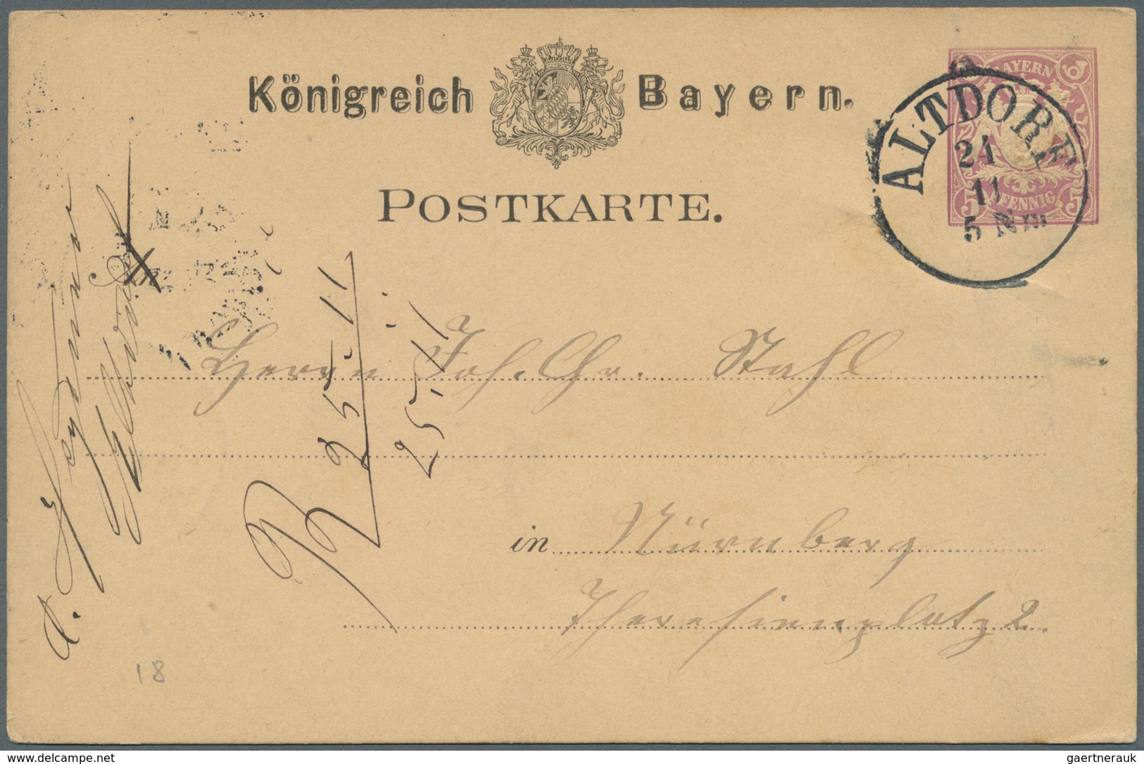 31048 Deutschland: 1878/1955, Große Schachtel Mit Hunderten Von Belegen, Dabei Viele Ganzsachen, Zehnfachf - Verzamelingen