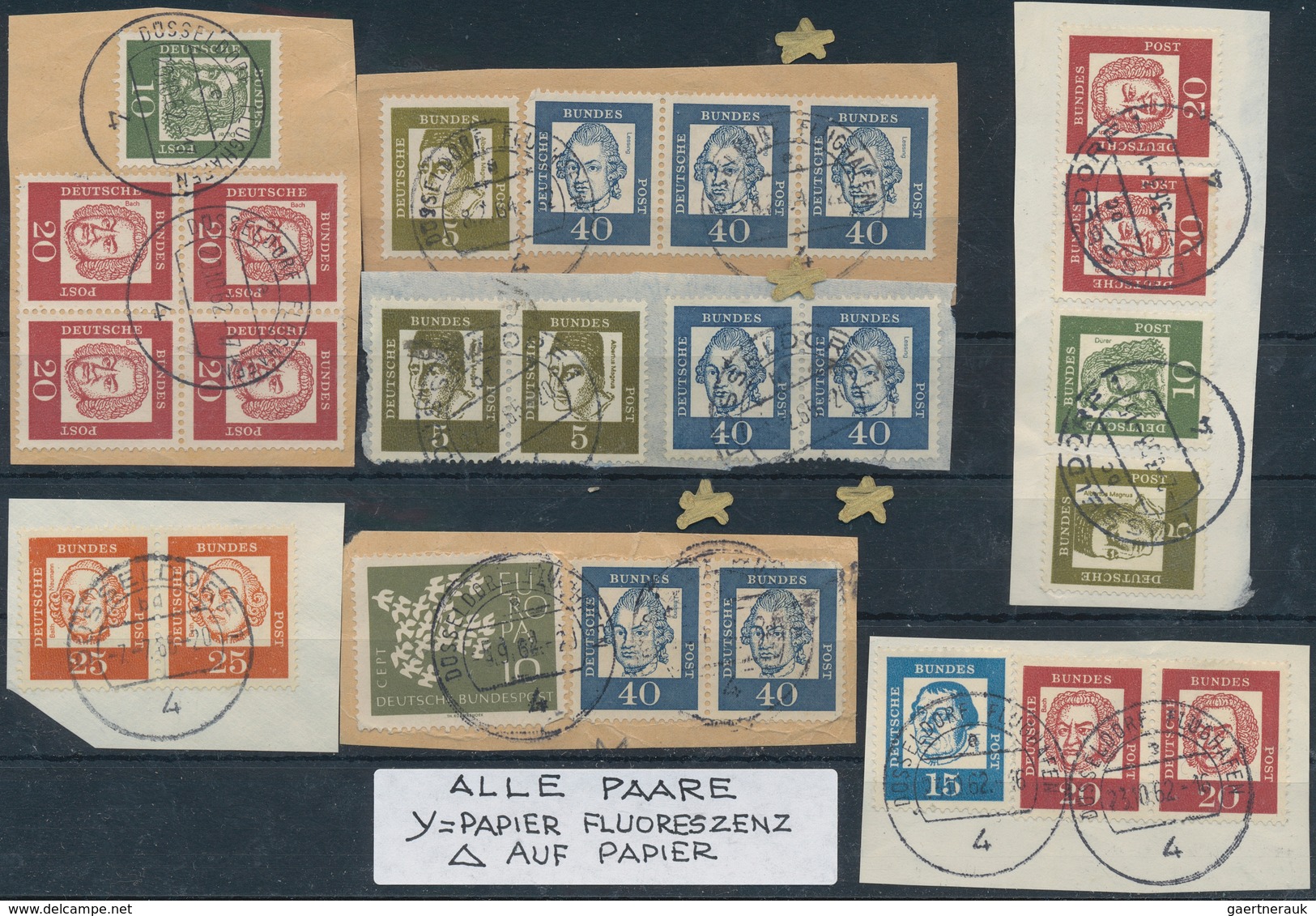 31062 Deutschland: 1900/1980 (ca.), kontroverse und urige Partie auf fast 100 Steckkarten, teils unterschi