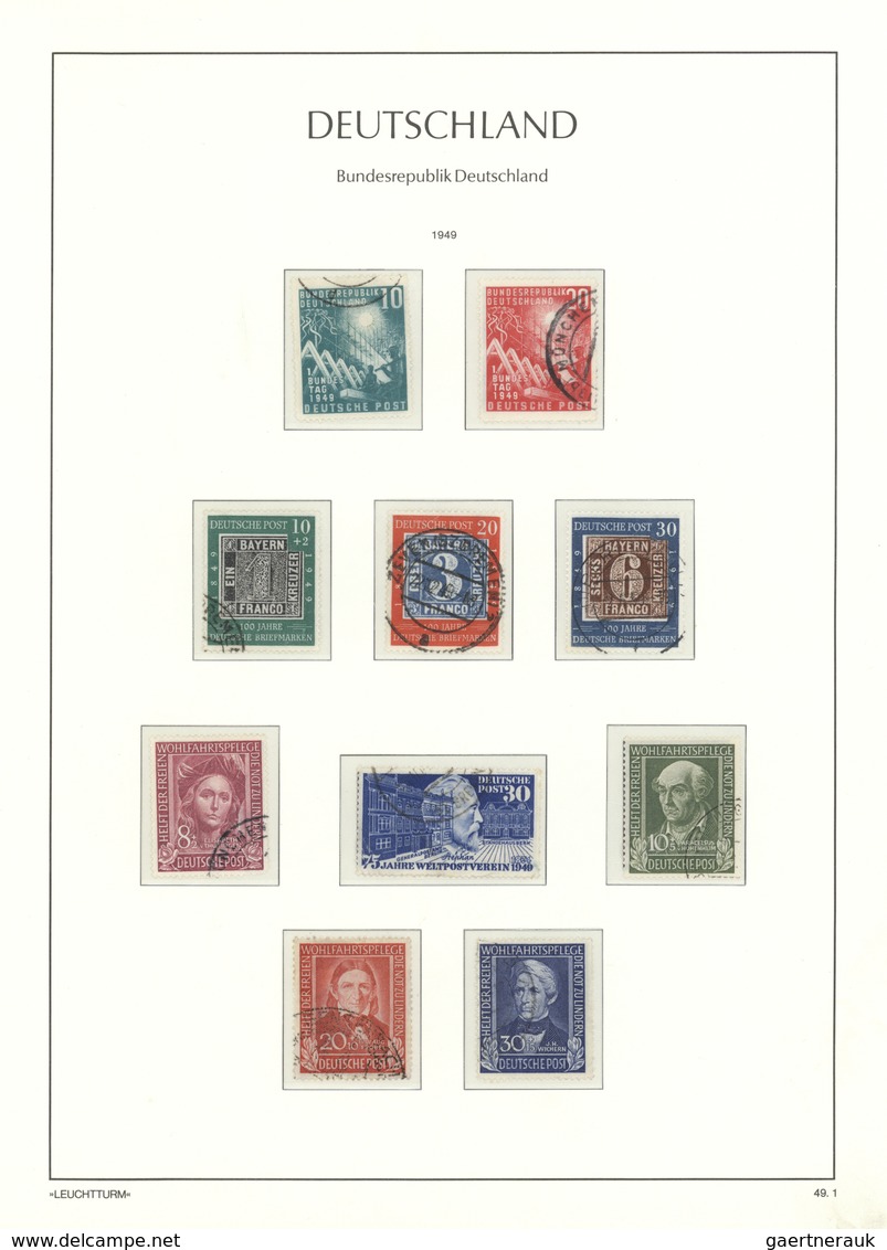 31066 Deutschland: 1900/1990 Ca., Sammlernachlass Ab DR Gestempelt über Eine Passable Sammlung Bes. Geb. 2 - Verzamelingen