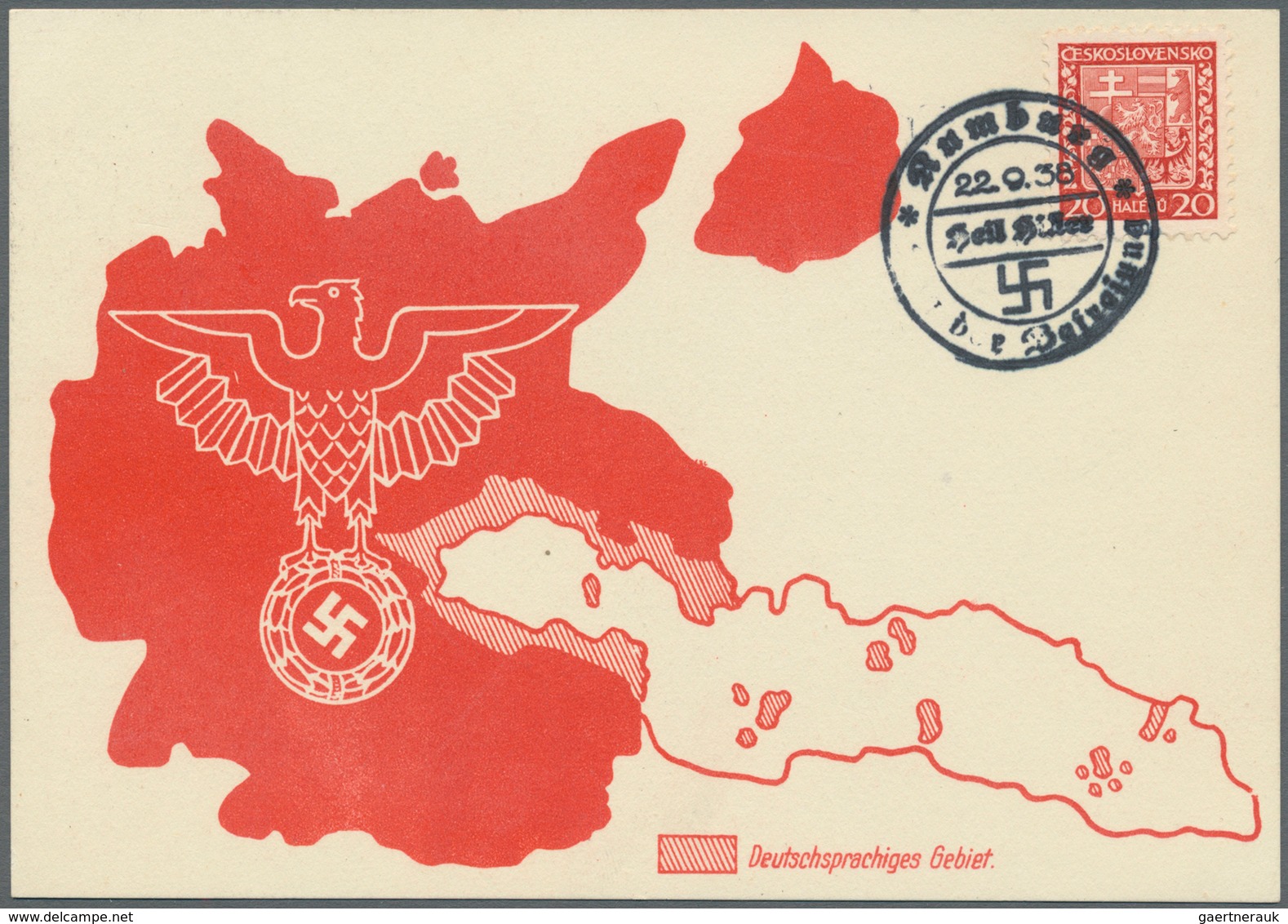 31080 Deutschland: 1923/1955, Alter Bestand Von Annähernd 100 Belegen Und Vielen Marken/Sätze, Etc. Im Alb - Verzamelingen