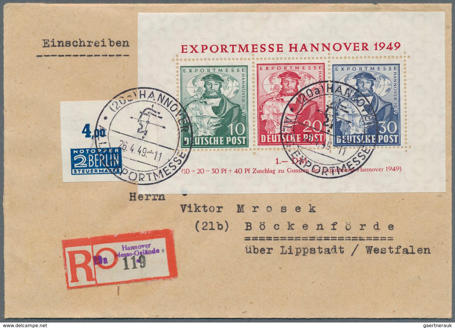 31085 Deutschland: 1931/1961, 3 Kleine Einsteckalben U.a. Mit Einigen Besseren Werten, Dabei D.-Reich,Zepp - Verzamelingen