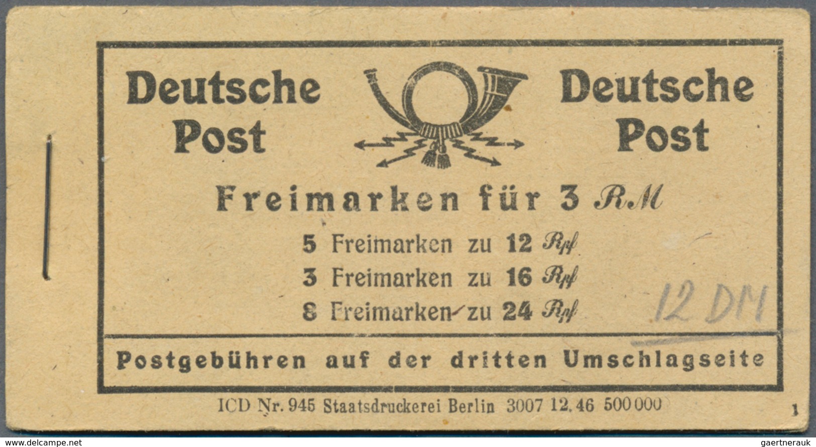 31092 Deutschland: 1940-1960, Markenheftchen, Partie Mit Rund 130 Heftchen Ab 3. Reich, Hauptmenge Bund Mi - Verzamelingen