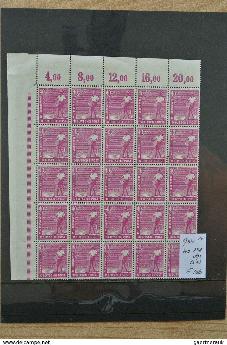 31105 Deutschland: Schachtel Mit Steckkarten Mit Vielen Besseren, Postfrischen, Ungebrauchten Und Gestempe - Sammlungen