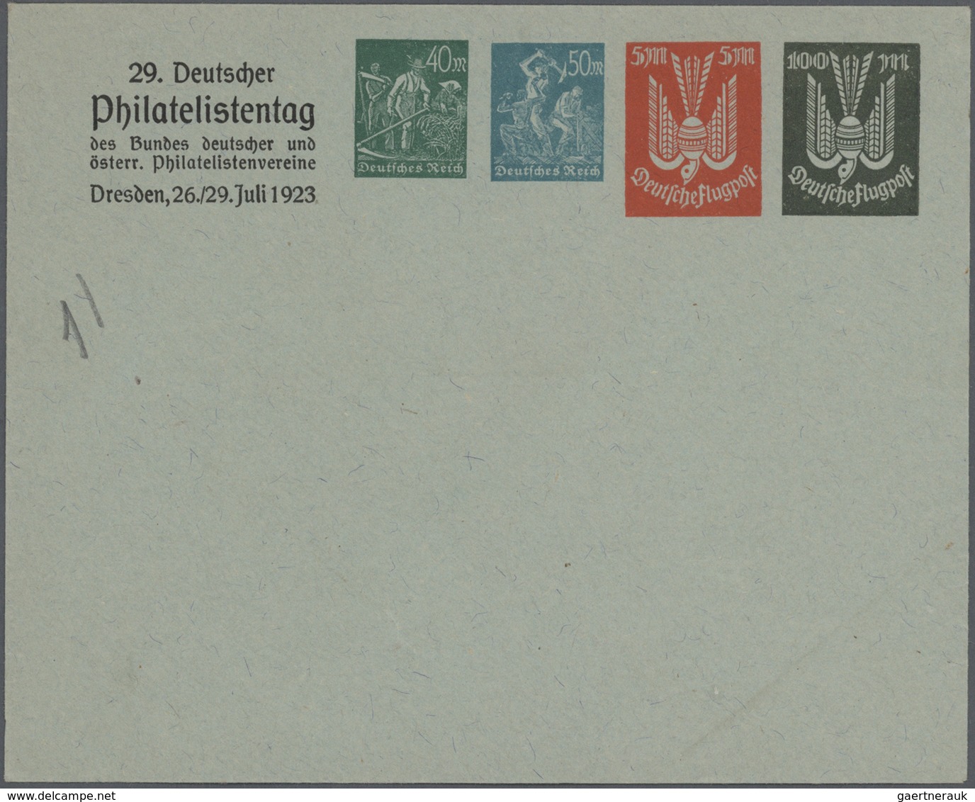 31111 Deutschland - Ganzsachen: 1920/1960, Interessante Sammlung Ab Deutsches Reich Mit Amtlichen Und Priv - Collections