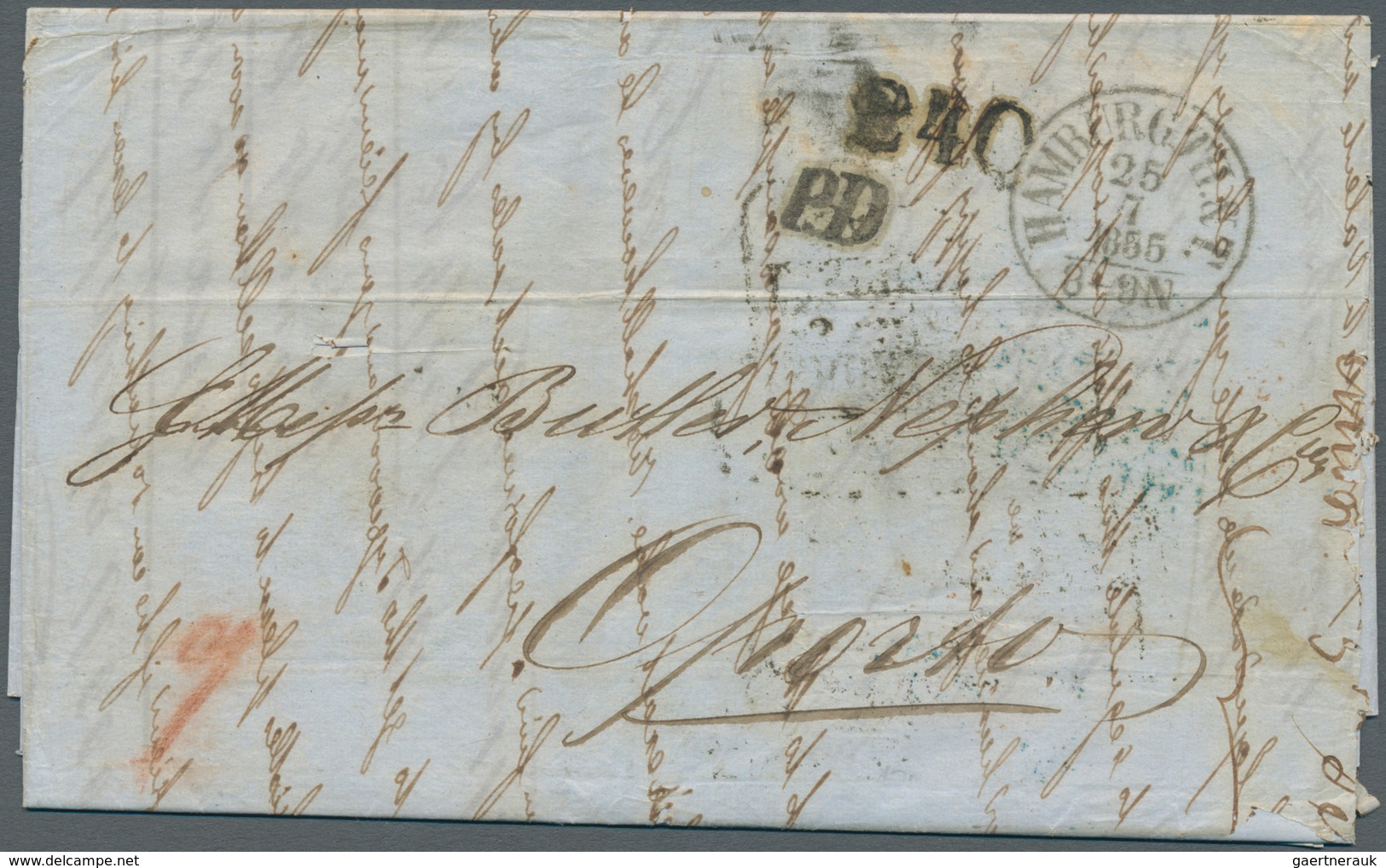 31135 Altdeutschland - Vorphila: 1744/1865 (ca.), Interessanter Posten Vorphila-Briefe Ab Botenpost Inkl. - Vorphilatelie