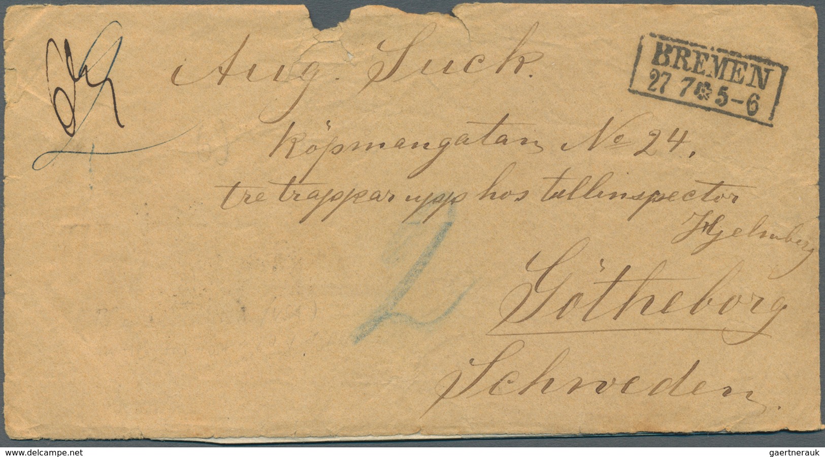 31135 Altdeutschland - Vorphila: 1744/1865 (ca.), Interessanter Posten Vorphila-Briefe Ab Botenpost Inkl. - [Voorlopers