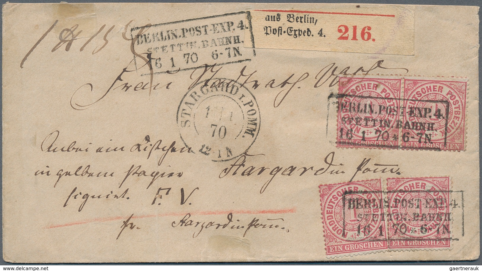 31150 Altdeutschland: 1850-1870 ca.: Etwa 70 Briefe und Ganzsachen sowie einige Briefstücke aus den Altdeu