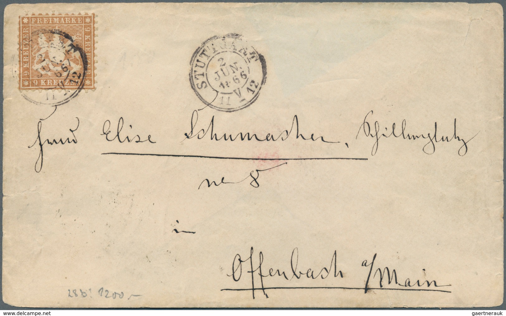 31153 Altdeutschland: 1851/1915 (ca.), Album Mit Briefen Ud GA Dabei Viel Baden Mit U.a. 6x 4 EF, 6+7 MiF, - Verzamelingen