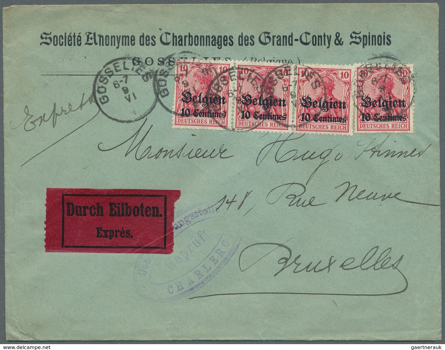 31161 Altdeutschland Und Deutsches Reich: 1820/1935 (ca.), Vielseitiger Posten Von Ca. 170 Briefen Und Kar - Verzamelingen
