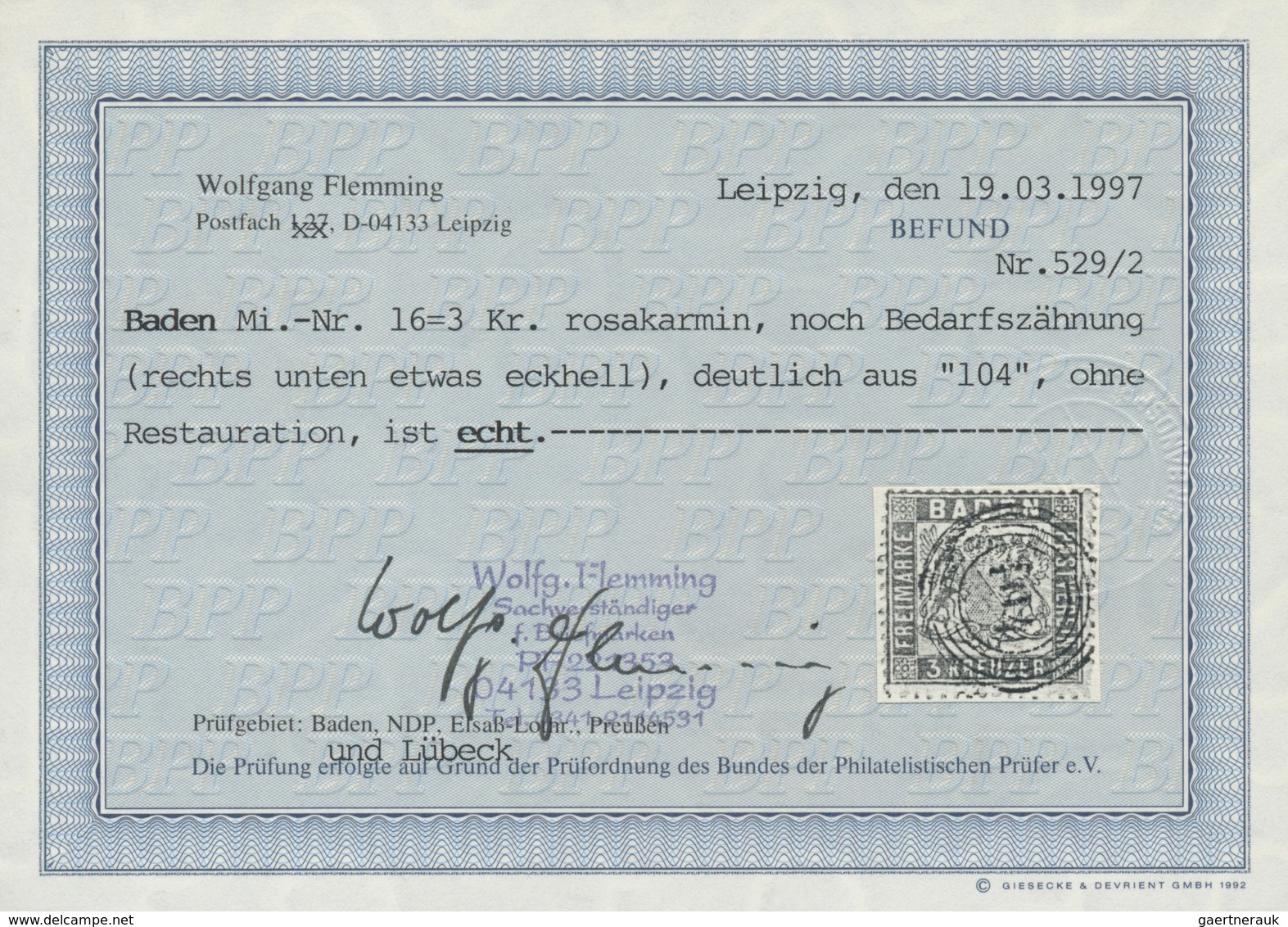 31172 Baden - Marken Und Briefe: 1851/1870, Gestempelte Sammlung Von 111 Marken, Sauber Auf Blanko-Blätter - Autres & Non Classés