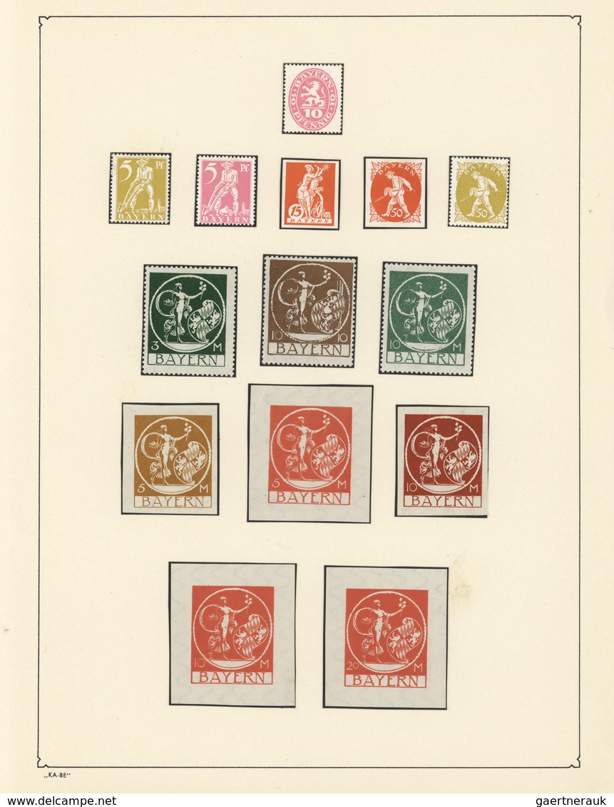 31187 Bayern - Marken Und Briefe: 1849/1920, Interessante Sammlung, Zwar Ohne Mi.-Nr. 1, Dafür U.a. Mit Mi - Sonstige & Ohne Zuordnung