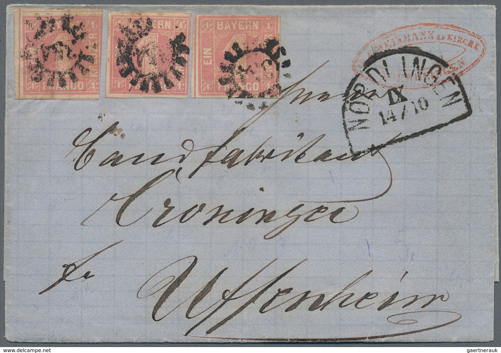 31198 Bayern - Marken Und Briefe: 1850/1900 (ca.), Schöner Briefposten Mit Sicher über 200 Belegen Ab Ein - Sonstige & Ohne Zuordnung