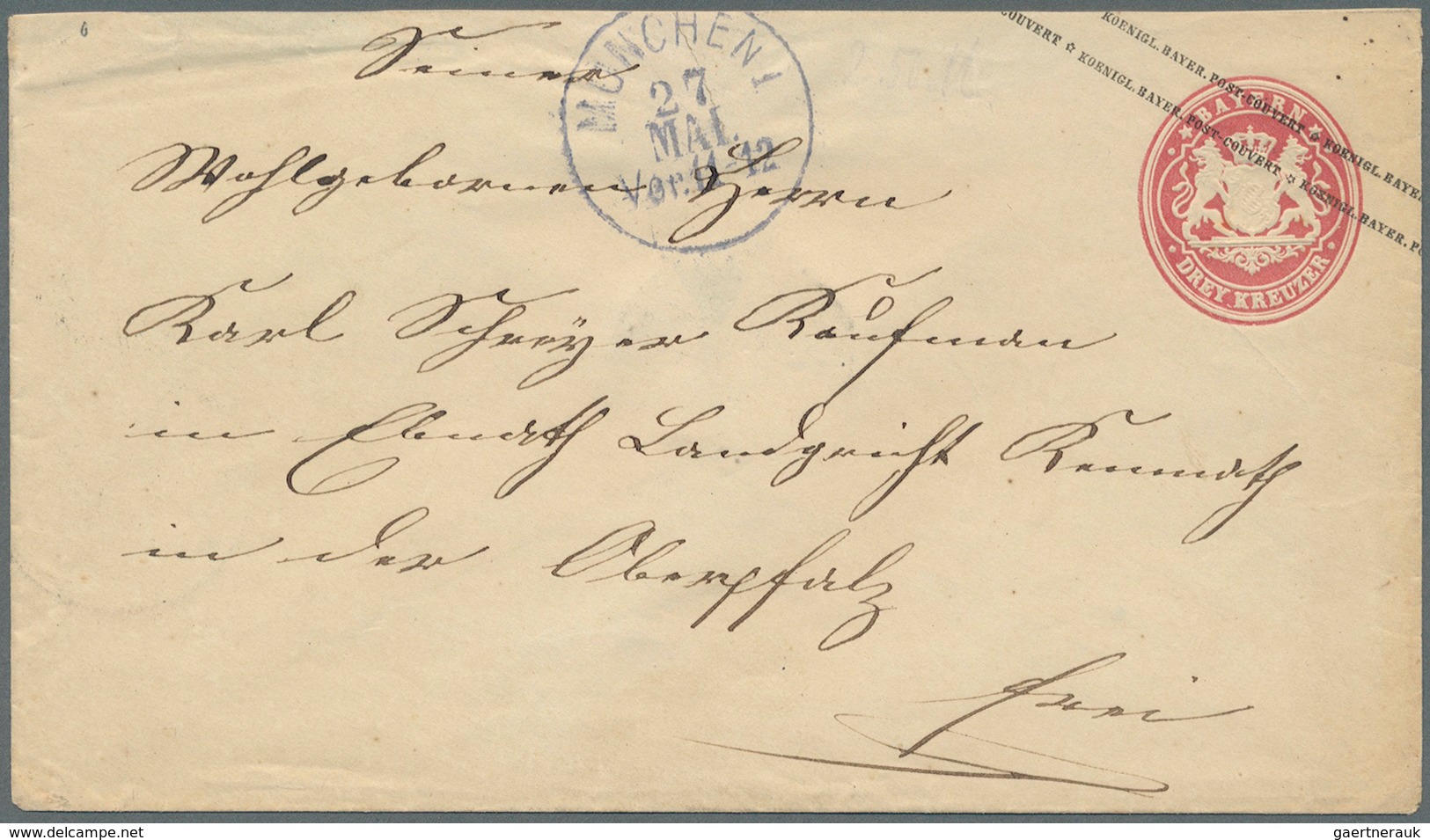 31225 Bayern - Ganzsachen: 1872/1920, Reichhaltige Sammlung von gebrauchten Postkarten, Postanweisungen, P