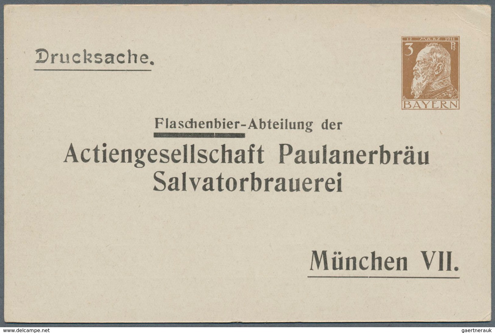 31231 Bayern - Ganzsachen: 1874/1920, Interessante Slg. Mit Ca.180 Verschiedenen, Meist Ungebrauchten Ganz - Andere & Zonder Classificatie