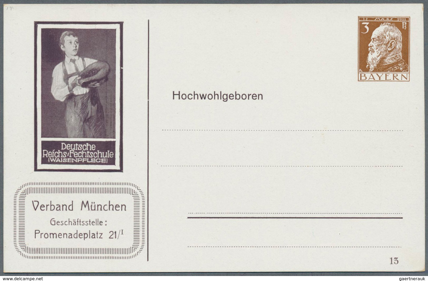31231 Bayern - Ganzsachen: 1874/1920, Interessante Slg. Mit Ca.180 Verschiedenen, Meist Ungebrauchten Ganz - Andere & Zonder Classificatie