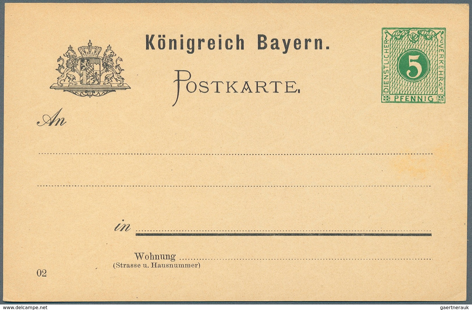 31234 Bayern - Ganzsachen: 1874/1919. Sammlung Von 70 Besseren, Ungebrauchten POSTKARTEN (inkl. 1 Umschlag - Sonstige & Ohne Zuordnung