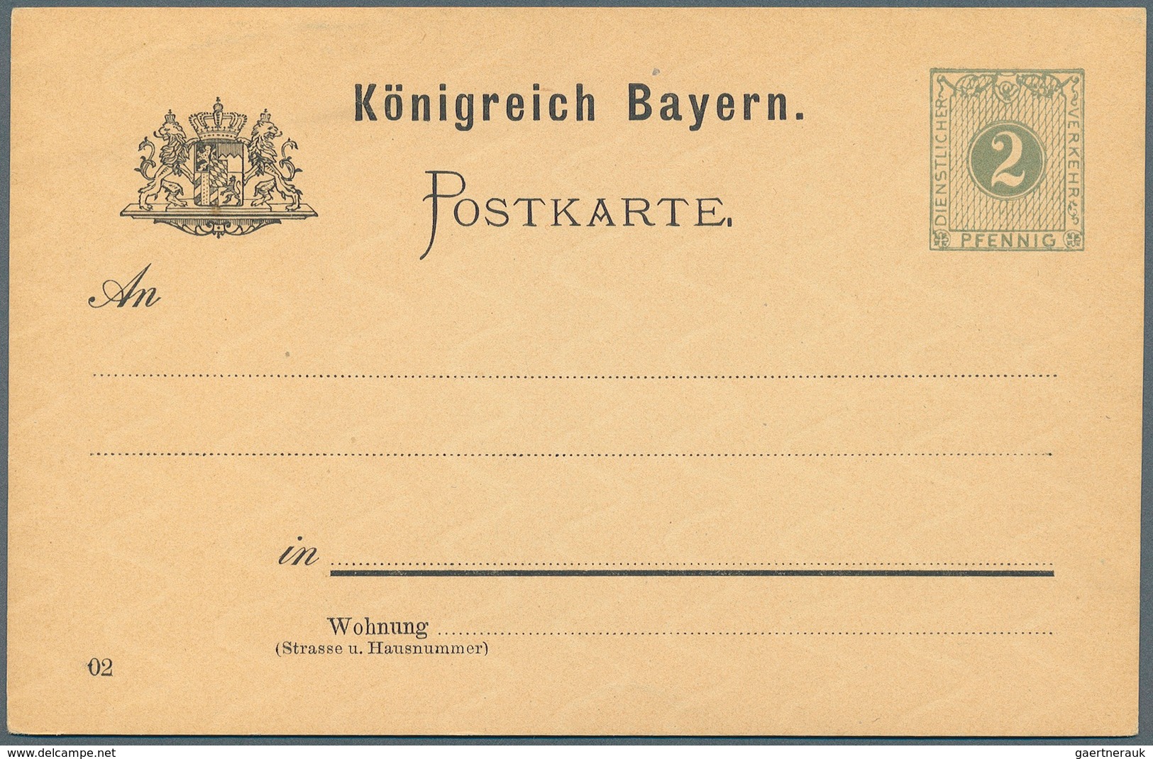 31234 Bayern - Ganzsachen: 1874/1919. Sammlung Von 70 Besseren, Ungebrauchten POSTKARTEN (inkl. 1 Umschlag - Sonstige & Ohne Zuordnung