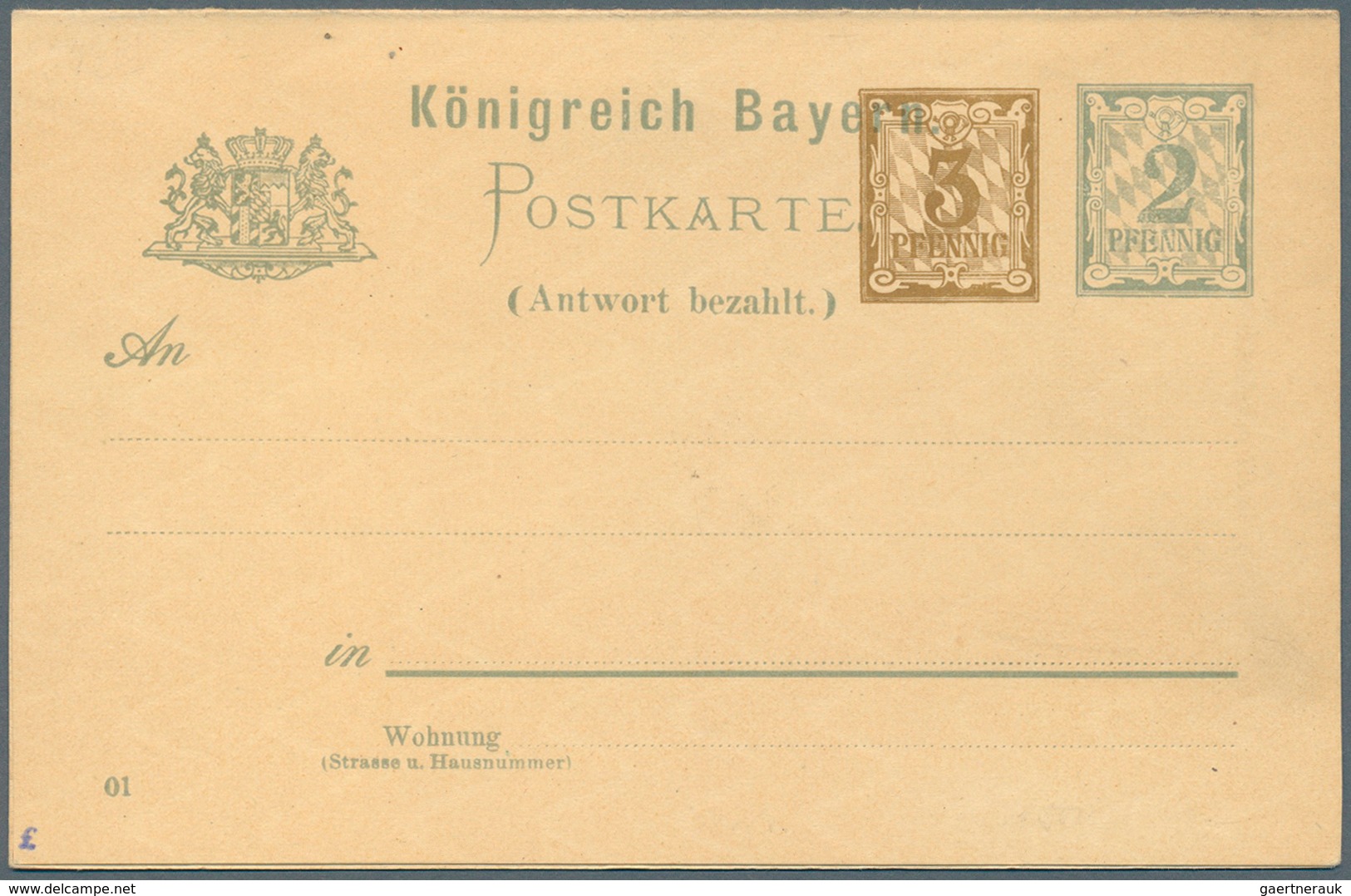 31235 Bayern - Ganzsachen: 1876/1920. Sammlung Von 47 Ungebrauchten Postkarten. Dabei Viele Bessere Stücke - Andere & Zonder Classificatie
