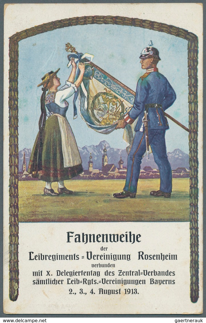 31236 Bayern - Ganzsachen: 1897/1915, PRIVATGANZSACHEN, sehr umfangreiche Sammlung mit ca. 400, fast nur v