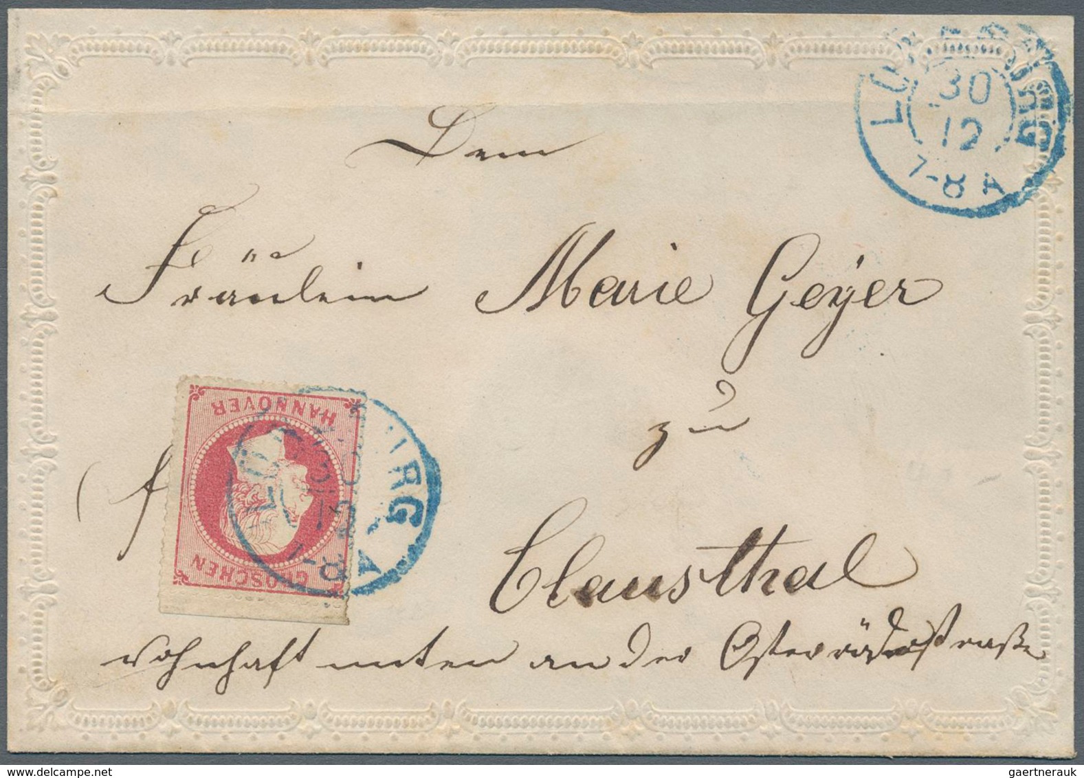 31262 Hannover - Marken Und Briefe: 1850/1864, In Den Hauptnummern Komplette, Meist Gestempelte Sammlung A - Hanover
