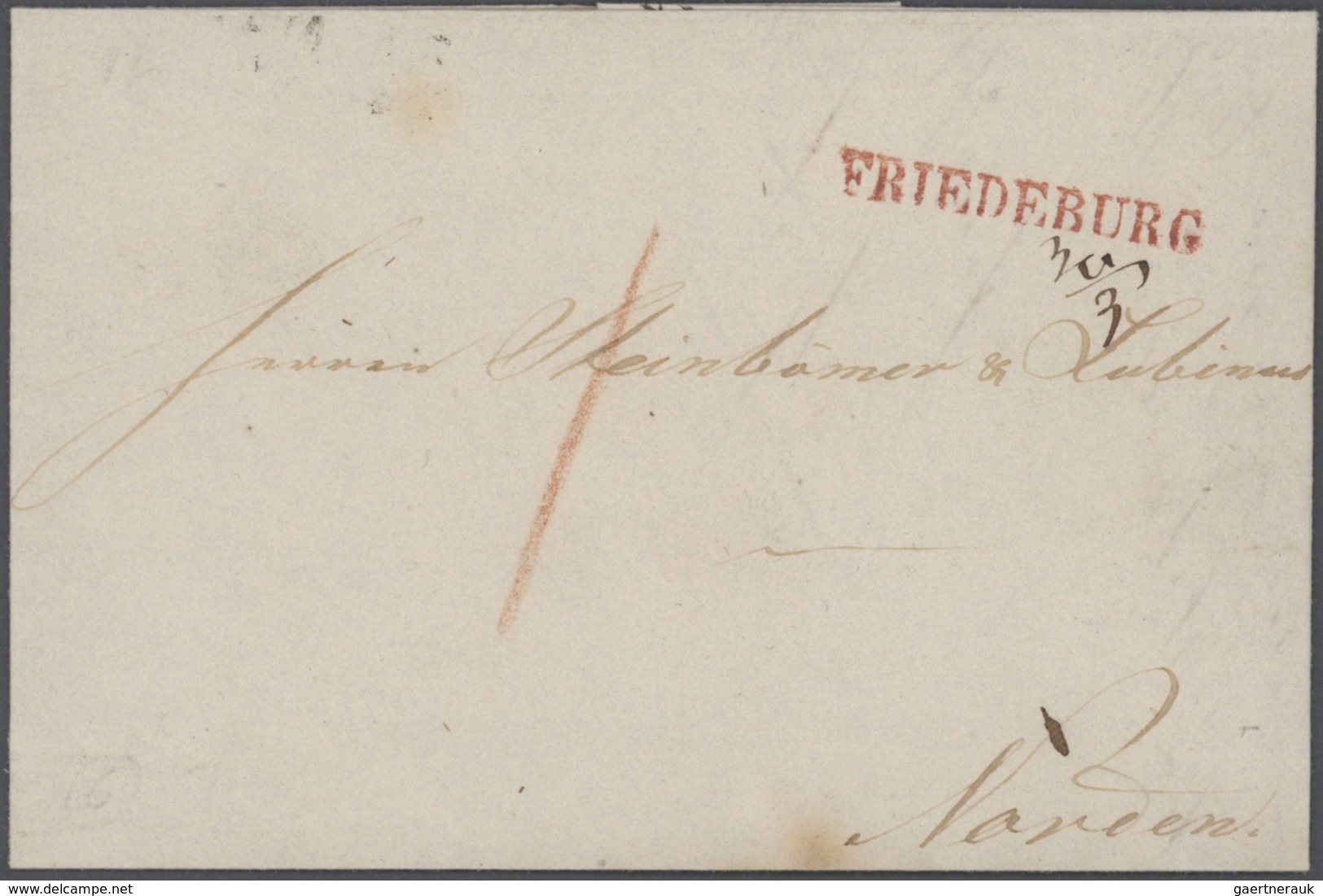 31268 Hannover - Stempel: 1714/1860 (ca):  Bestand Mit 316 Belegen, Orte D - L, Dabei Auch Bessere Orte, F - Hanover