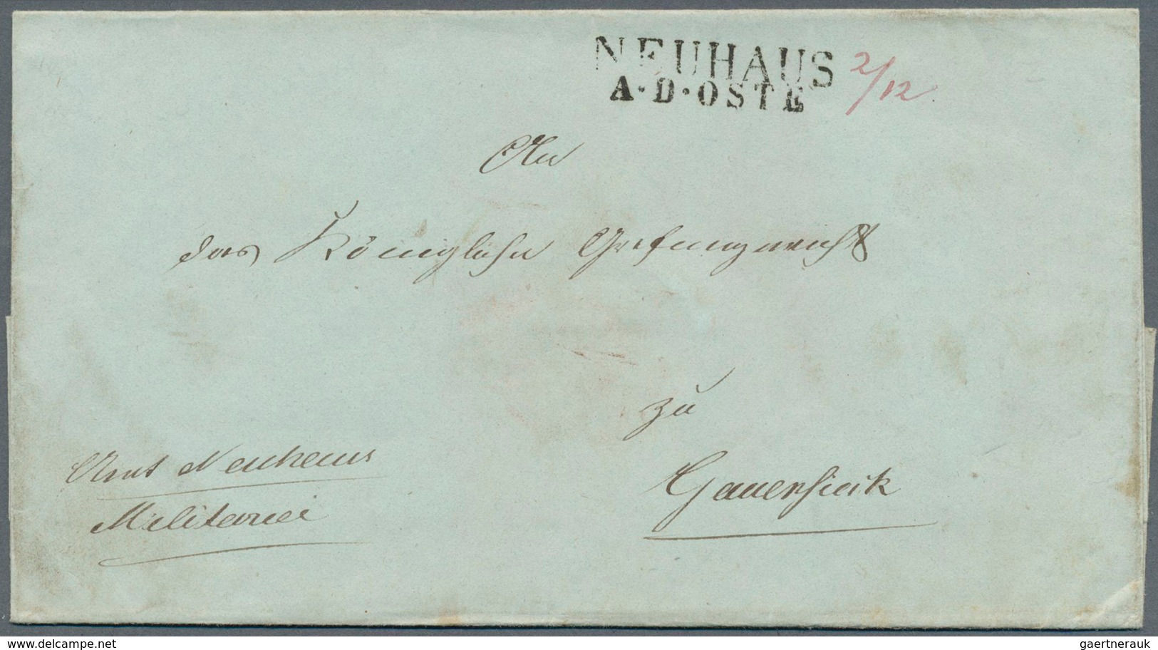 31269 Hannover - Stempel: 1819/1865, Stempel-Sammlung NEUHAUS A.d.O (10 Belege) Und ROTENBURG (10 Belege U - Hanover