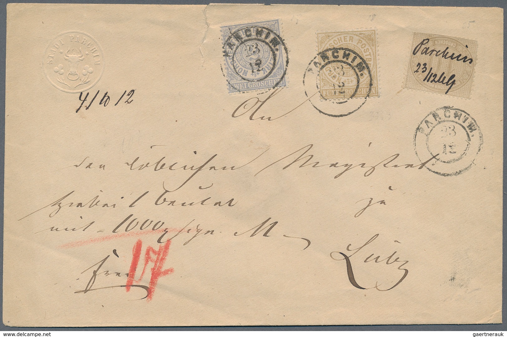 31279 Mecklenburg-Schwerin - Nachverwendete Stempel: 1860/1875 (ca.), Gehaltvolle Kollektion Von Ca. 200 N - Mecklenburg-Schwerin