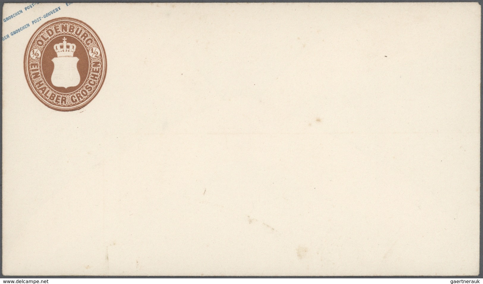 31285 Oldenburg - Ganzsachen: 1861/1864, Kleine Sammlung Mit 19 Ungebrauchten Umschlägen (ohne NDP-Umschlä - Oldenburg