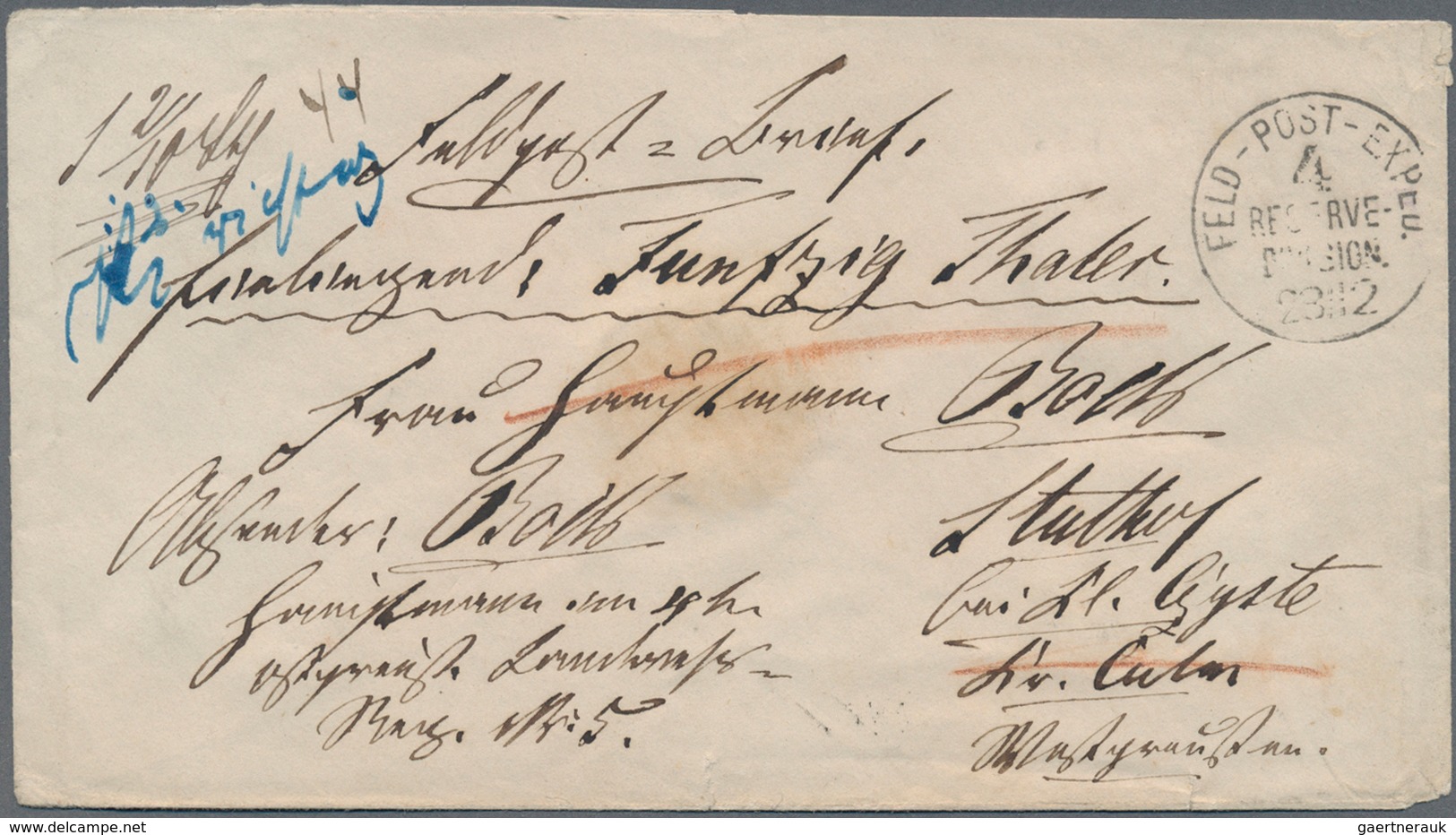 31302 Preußen - Feldpost: 1870/1871 (ca.), DEUTSCH-FRANZ. KRIEG, herausragende Sammlung von ca. 155 Belege