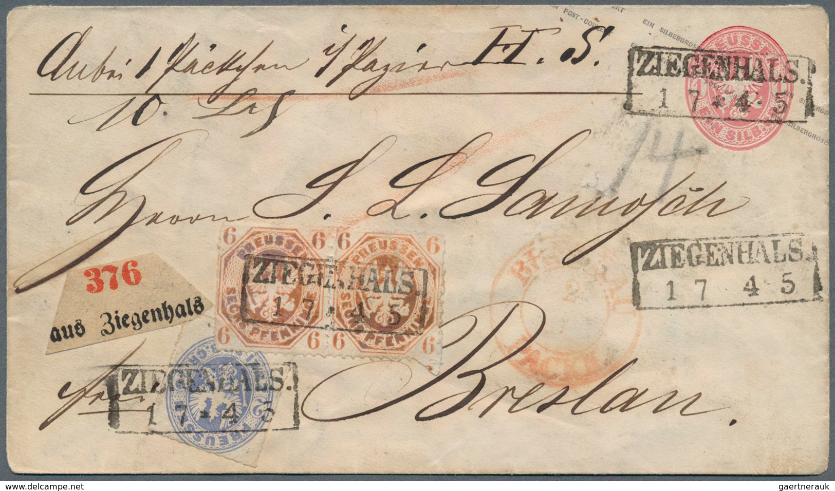 31306 Preußen - Ortsstempel: 1850/1867, Gehaltvolle Sammlung Mit Starkem Schwerpunkt Bei Den Ortsstempeln, - Sonstige & Ohne Zuordnung