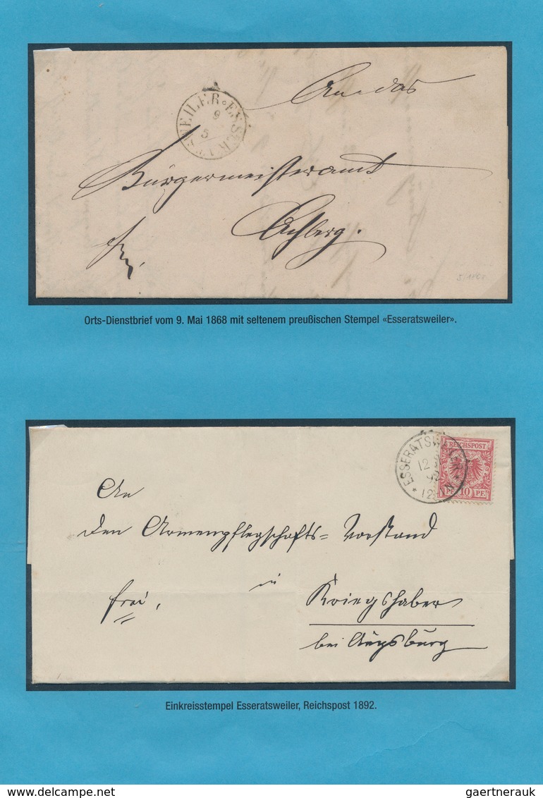 31314 Thurn & Taxis - Marken Und Briefe: 1618/1935, Hohenzollern-Sigmaringen / Die Herrschaft Achberg: Spe - Sonstige & Ohne Zuordnung