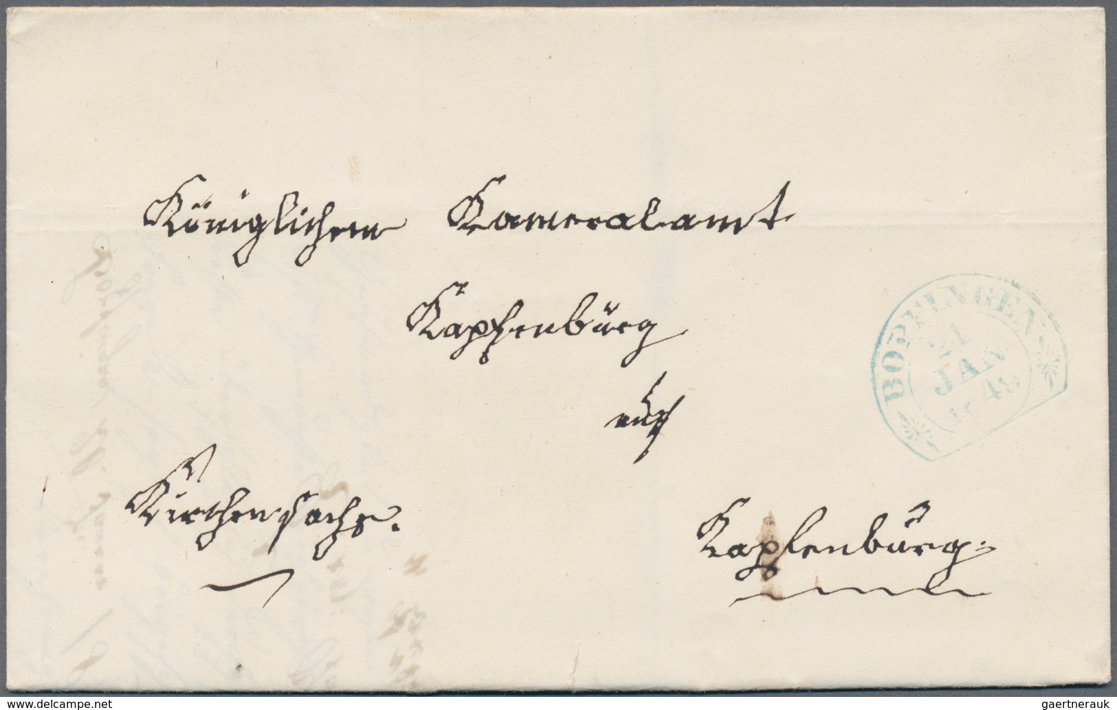 31329 Württemberg - Vorphilatelie: 1800/1870 (ca.), Interessante Sammlung Von über 70 Belegen Mit U.a. Vie - [Voorlopers