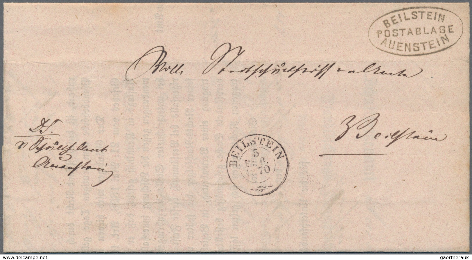 31329 Württemberg - Vorphilatelie: 1800/1870 (ca.), interessante Sammlung von über 70 Belegen mit u.a. vie