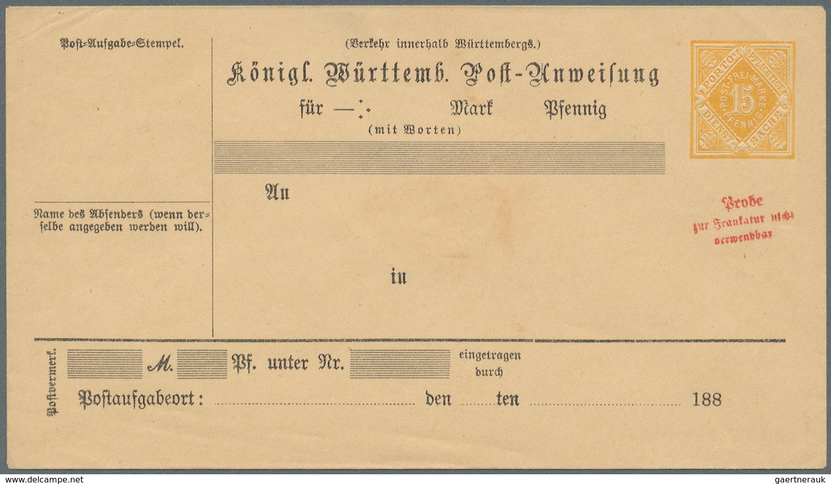 31369 Württemberg - Ganzsachen: 1867/1916, Sauberer Posten Von über 60 Ungebrauchten Ganzsachen In Frische - Sonstige & Ohne Zuordnung