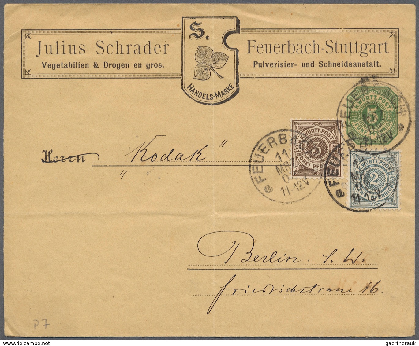 31372 Württemberg - Ganzsachen: 1880/1920, Lot Von Ca. 100 Ganzsachenumschläge, Auch Privatganzsachen, Kar - Sonstige & Ohne Zuordnung
