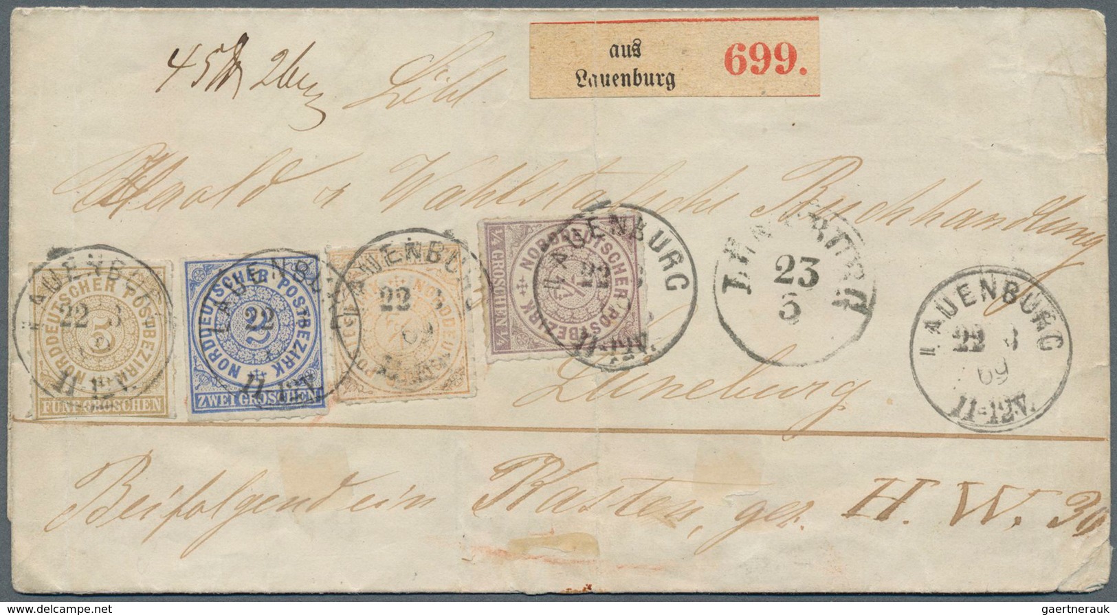 31386 Norddeutscher Bund - Marken Und Briefe: 1868/1871, Reichhaltige Sammlung Mit Besseren Und Guten Wert - Andere & Zonder Classificatie