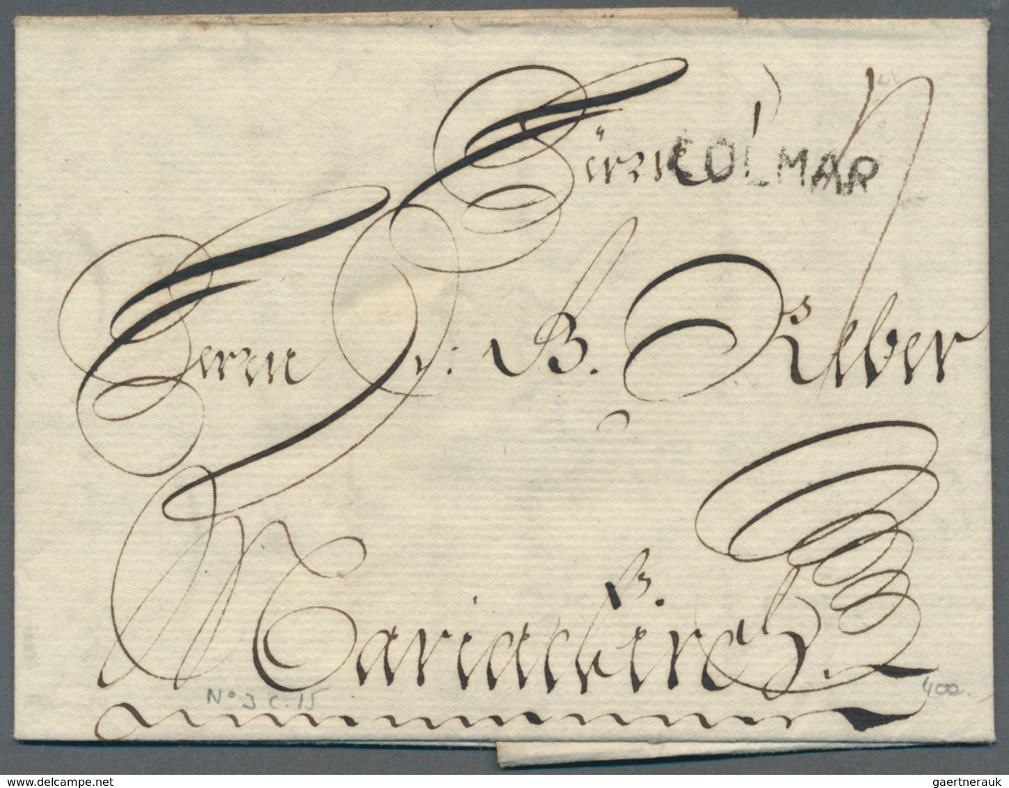 31397 Elsass-Lothringen - Marken Und Briefe: 1820/1945 Ca., Alter Sammlungsbestand Mit Briefen Ab Vorphila - Autres & Non Classés