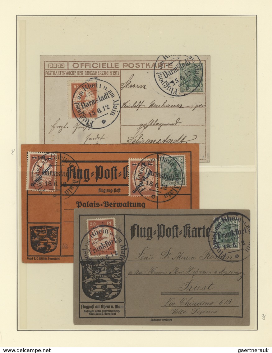 31404 Deutsches Reich: 1868/1923, gehaltvolle Sammlung in zwei Lindner-Ringbindern, immer wieder spezialis