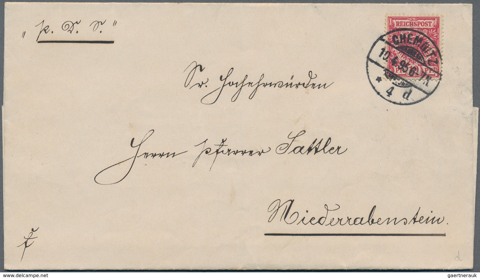 31406 Deutsches Reich: 1872 - 1918 (ca.), Interessante Partie Von Mehreren Hundert Belegen Von Brustschild - Verzamelingen