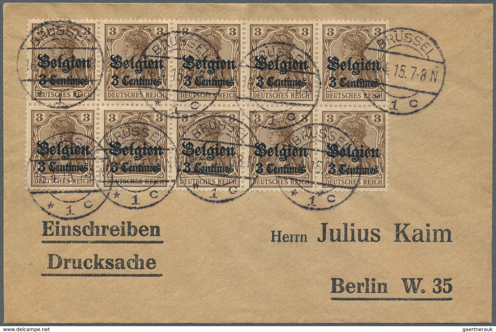 31437 Deutsches Reich: 1872-1942, Partie Mit Rund 260 Briefen, Karten, Ganzsachen Und Belegen, Dabei Viel - Verzamelingen