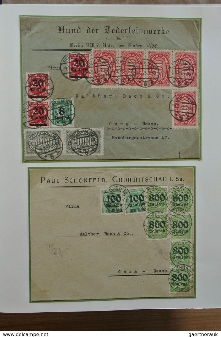 31442 Deutsches Reich: 1872-1945. Gut gefüllte überwiegend gestempelte Deutsche Reich Sammlung in 2 Borek